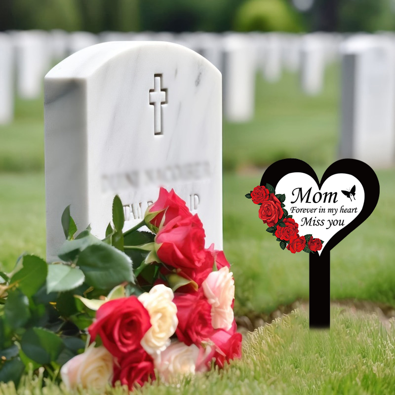 2024 Cemetery Memorial Heart S - Yard Sign Blank 评论和价格