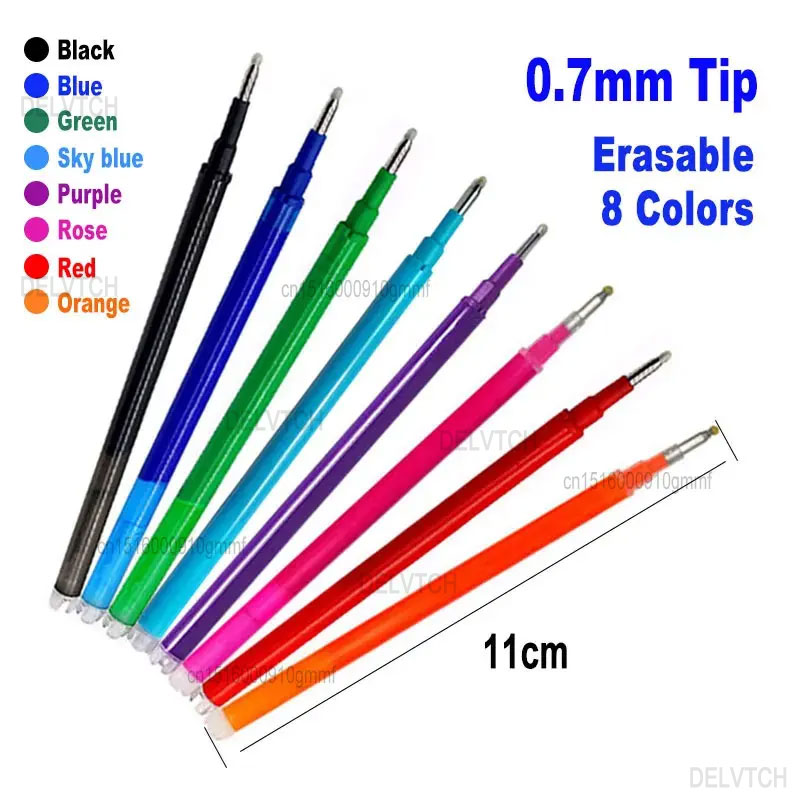 8Pcs/Set 0.7mm Erasable Gel Pe - Pilot Pen Frixion 评论和价格