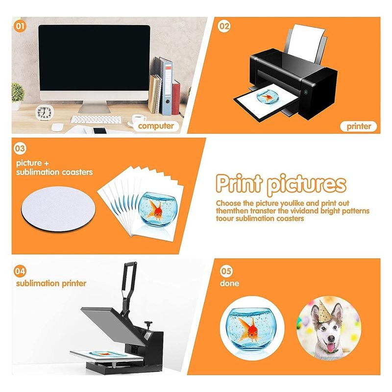 AB46-Sublimation Blank Coaster - Coaster Sublimation Blank 评论和价格
