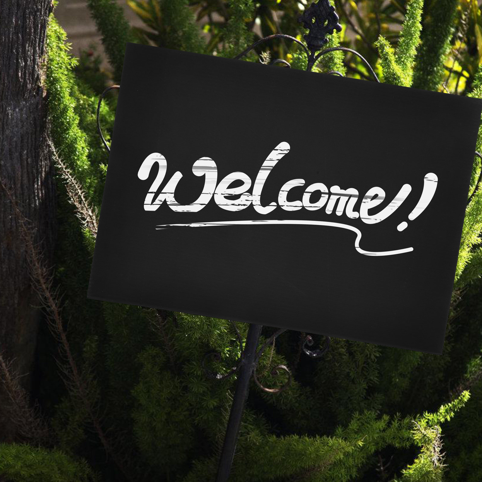 2Pcs Matte Black Blank Yard Si - Yard Sign Blank 评论和价格