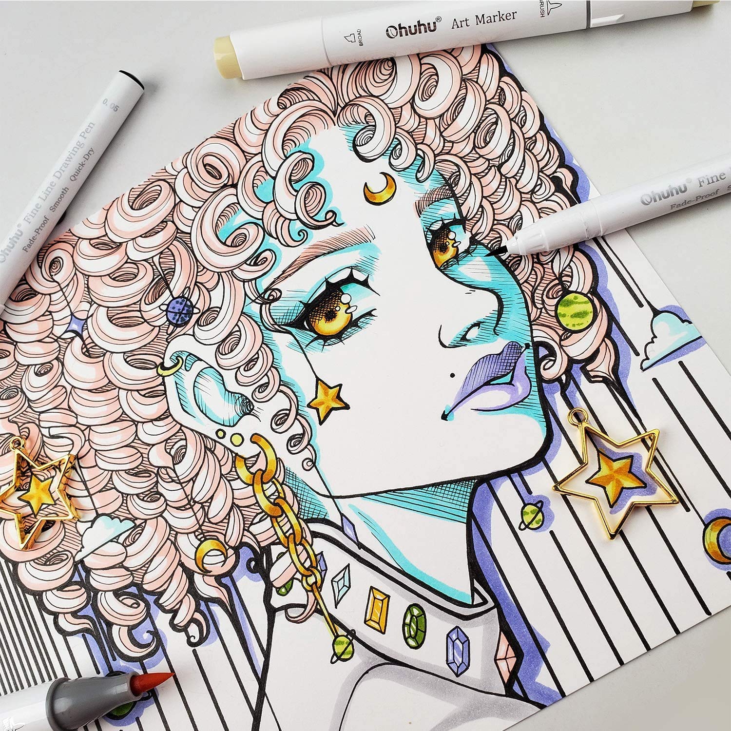 Ohuhu Micro Pen Fineliner Draw - Copic Marker Sketch 评论和价格